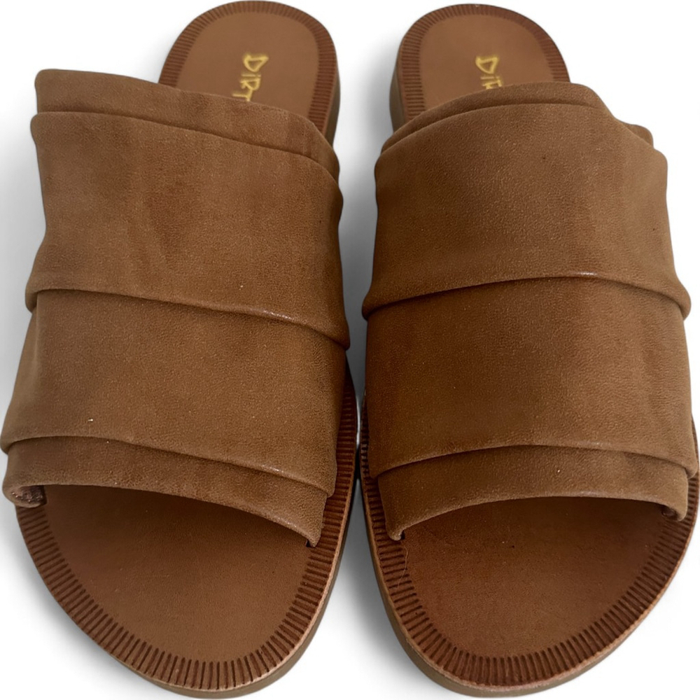Women's Dirty Laundry Slides Size 6 Brown